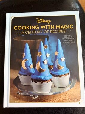 Disney Cooking With Magic: Gold-Accent Blue Cover Cookbook